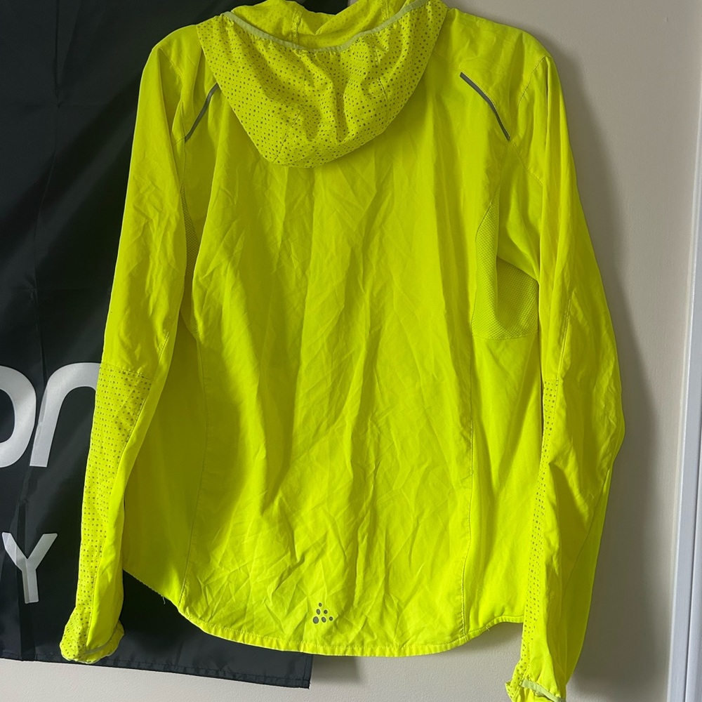 Craft visible neon running jacket - Picture 3 of 3